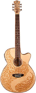 Luna Guitars - Henna Paradise A/E Spruce