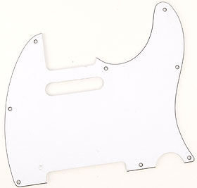 Harley Benton - Parts Pickguard T-Style WH 8W