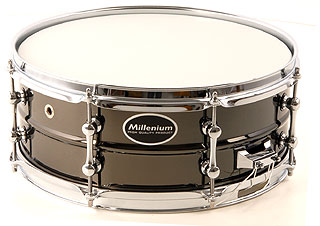 Millenium - '14''x5,5'' Black Steel Snare'
