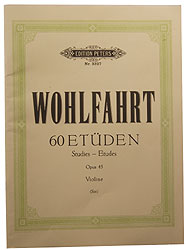 Edition Peters - Wohlfahrt 60 EtÃ¼den Violine
