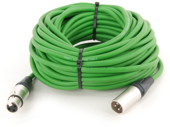 pro snake - 17900 Mic-Cable 15m Green
