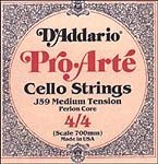 Daddario - J59 Pro Arte Cello 4/4 medium