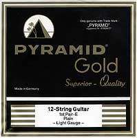 Pyramid - Gold Nickel Flatwound 310/12