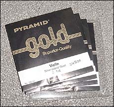 Pyramid - Gold Violin Strings 4/4