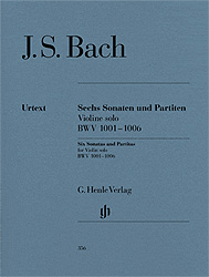 Henle Verlag - Bach Sonaten und Partiten VL