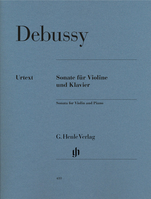 Henle Verlag - Debussy Violinsonate g-moll