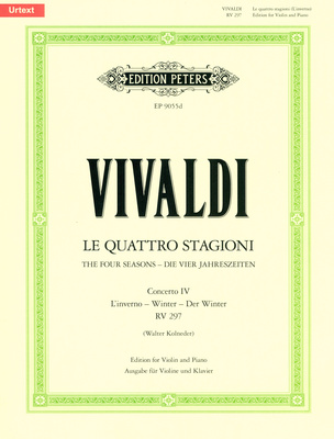 Edition Peters - Vivaldi Jahreszeiten Winter