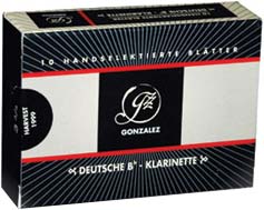 Gonzalez - Clarinet Reed German 3.25