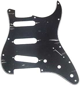 Fender - Strat Pickguard SSS Std. BK