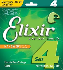 Elixir - Nanoweb Super Light BassGuitar