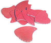 Sharkfin - Pick Relief Soft Red