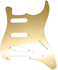 Fender - Pickguard SSS Gold Anodized