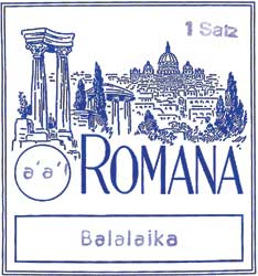Romana - Balalaika 3 String Set
