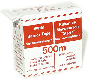 Stairville - Barrier Tape 500m Wh/Rd