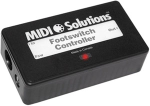 MIDI Solutions - Footswitch To MIDI Controller
