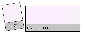 Lee - Filter Roll 003 Lavender Tint