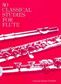 Universal Edition - 50 Classical Studies For Flute