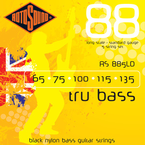 Rotosound - RS885LD Black Nylon