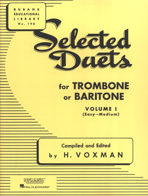 Rubank Publications - Selected Duets for Trombone 1