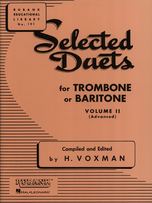 Rubank Publications - Selected Duets for Trombone 2