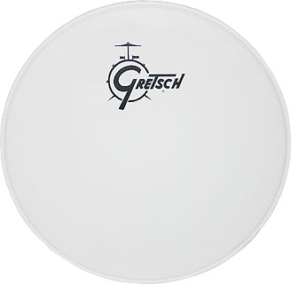 Gretsch Drums - '22'' Bass Drum Head WH w/Logo'