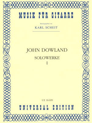 Universal Edition - Dowland Solowerke 1