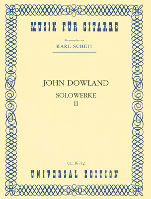 Universal Edition - John Dowland Solowerke 2 Universal Edition - John Dowland Solowerke 2