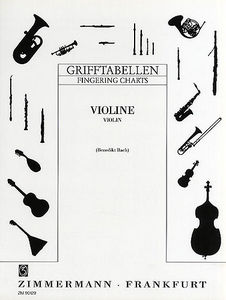 Zimmermann Verlag - Grifftabelle Violine
