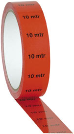 Showtec - Markertape PVC 10m red