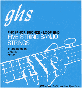 GHS - PF160 5-String Banjo Set