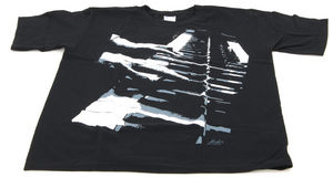 Rock You - T-Shirt Piano Hands Lizenz L