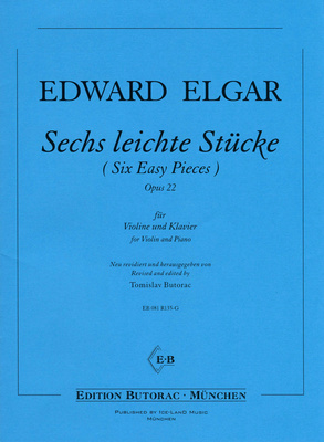 Edition Butorac - Elgar 6 Leichte StÃ¼cke Violin