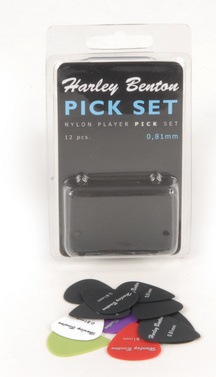 Harley Benton - Nylon Player Pick Set 0,81mm