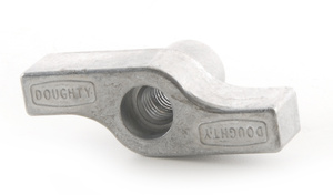 Doughty - Knob M12 Hand Screw Silver