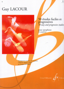 Editions Billaudot - 50 Etudes Faciles 1 Saxophon