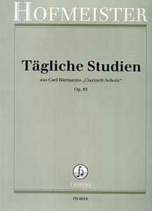 Friedrich Hofmeister Verlag - BÃ¤rmann TÃ¤gliche Studien