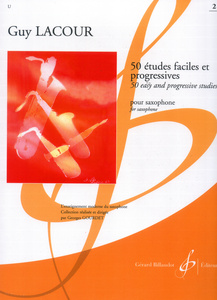 Editions Billaudot - 50 Etudes Faciles 2 Saxophon