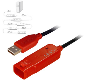 Lindy - USB 2.0 Extension Cable 8m