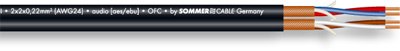 Sommer Cable - Peacock AES/EBU Black