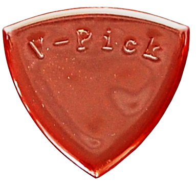 V-Picks - Small Pointed Ruby Red