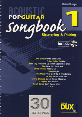 Edition Dux - Acoustic Pop Guitar Songbook 1 Edition Dux - Acoustic Pop Guitar Songbook 1