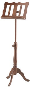 K&M - 117 Wooden Music Stand Walnut