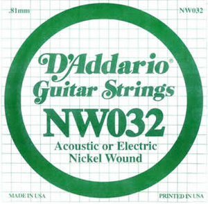 Daddario - NW032 Single String