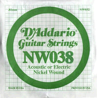 Daddario - NW038 Single String