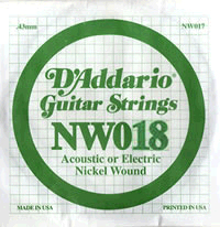 Daddario - NW018 Single String