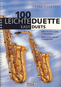 Hage Musikverlag - 100 Leichte Duette Saxophon