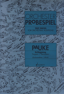 Schott - Orchester Probespiel Pauke