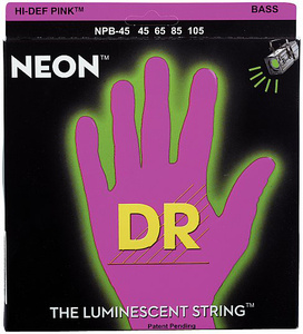 DR Strings - Neon Pink NPB-45