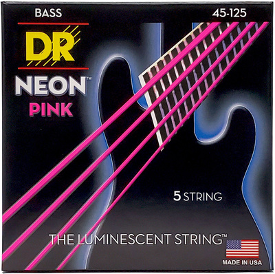 DR Strings - Neon Pink NPB5-45