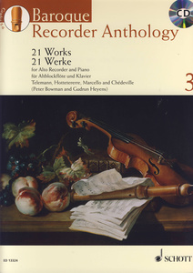 Schott - Baroque Recorder Anthology 3